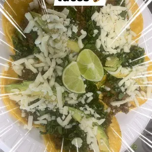 Beef tacos
