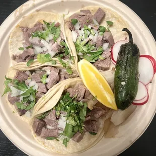 Tacos de lengua