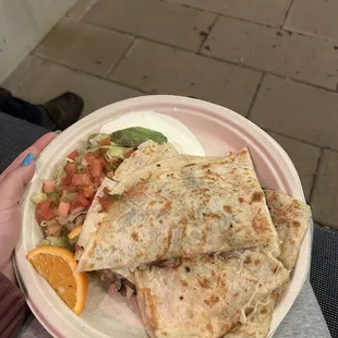 Super veggie quesadilla