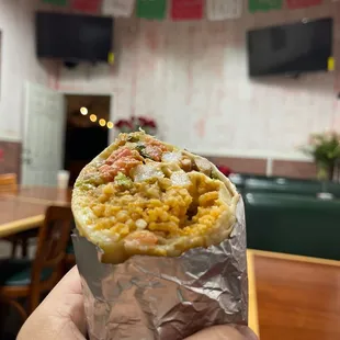Super Shrimp Burrito