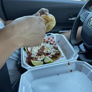 Pecudo tacos were to die for