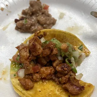 Pork tacos -yum!