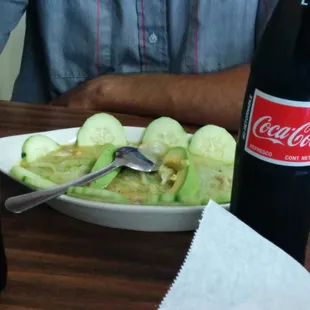 Camarones agachiles.  good and spicy