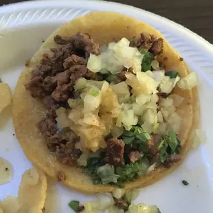 Tasty Asada taco