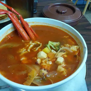 The 7 mares soup. It was amazing!!