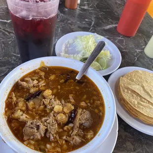 Mmmmmm the Posole is LEGIT!!!