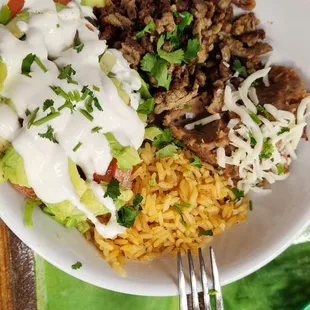 Beef Fajita Burrito Bowl