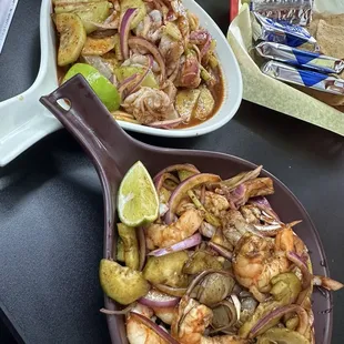 Aguachiles rojos