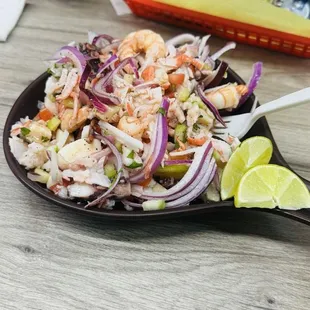 Ceviche tostada