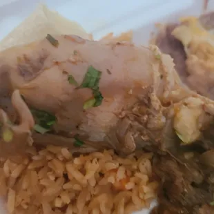 Disgusting! This is the type of Birria that they are serving here!
