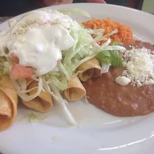 Chicken flautas