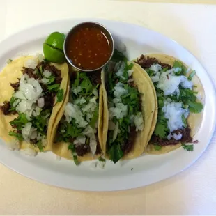 Tacos de asada.