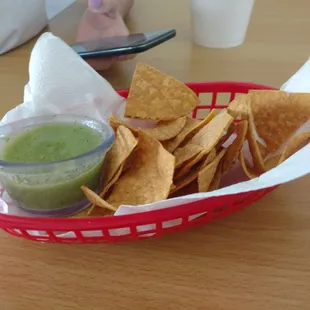 The best chips and salsa.