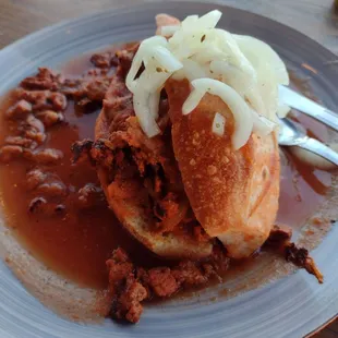 Ahogada torta is the Wednesday special