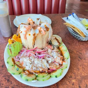 Best Mariscoco Mixto. The sauce is amazing, I can't event stop drinking the juice after finish everything