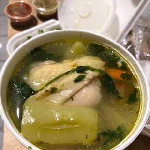 5/2/22 Heaping bowl of Caldo de Pollo