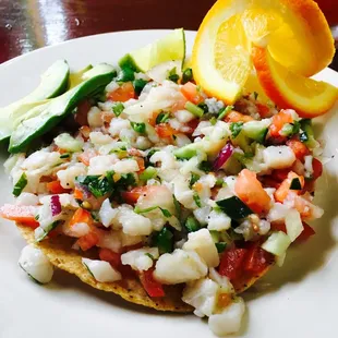 Fresh and yummy ceviche