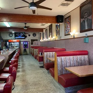 the interior of a restaurant