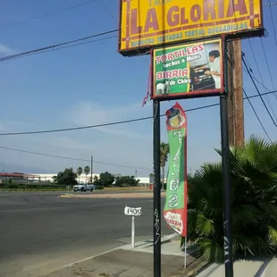 outside
