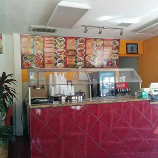 Inside the restaurant