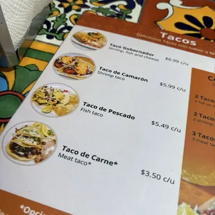 Carne asada tacos are good here