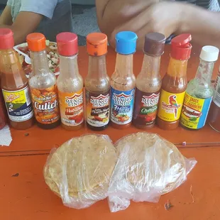 Salsa and free tostadas
