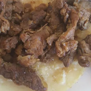 Carne azada taco.. pretty good
