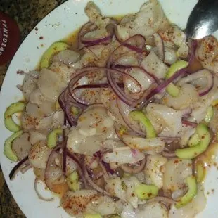 Aguachile de callo de acha