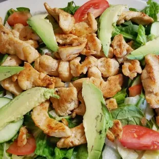 Ensalada  de pechuga a la plancha