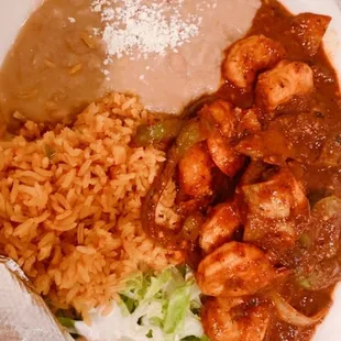 Camarones a la diabla (spicy )