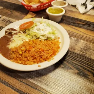 side for the molcajete.