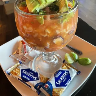 Shrimp &amp; octopus cocktail