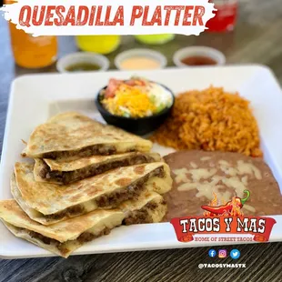 quesadilla platter