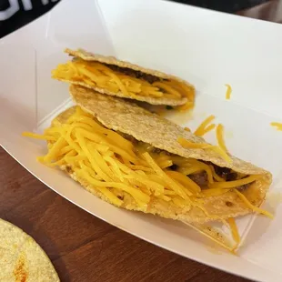 Crispy tacos no lettuce