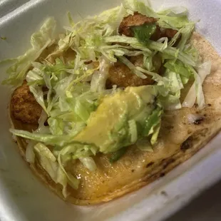 Fried Marinero Shrimp Signature Taco