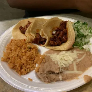 1. Mexican Street Taco Platter Combo