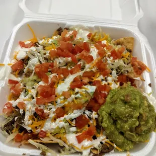 Steak nachos