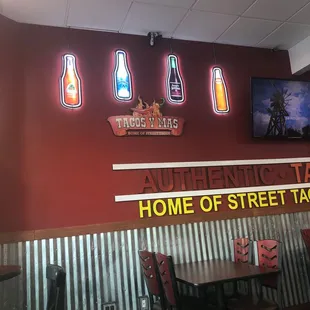 Wall of Restaurant