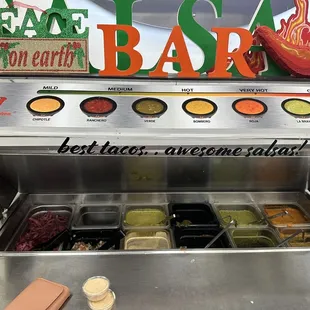 Salsa bar