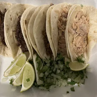 Street Taco 6 Pack* Chicken Steak Barbacoa