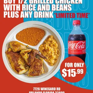 chicken with rice and beans