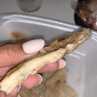 Very thick masa (like a tortilla)