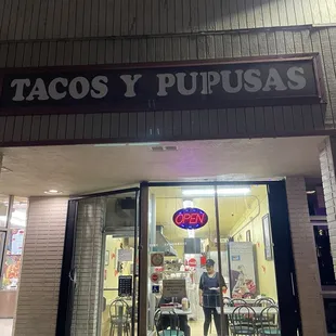 Front of the restaurant
