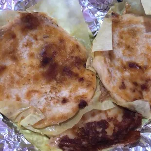 3 Pupusas with cheese