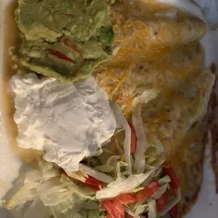 Enchiladas Verde to go