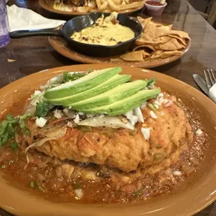 Torta, queso con chorizo, Cheeseburger