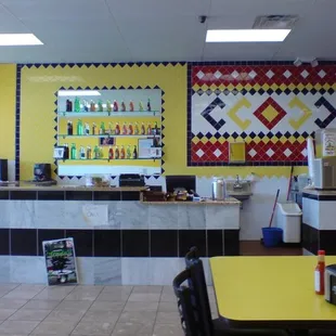 donuts, interior
