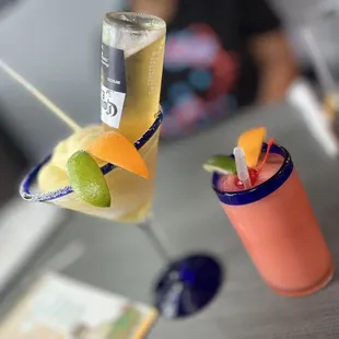 Strawberry Margarita and Margarona