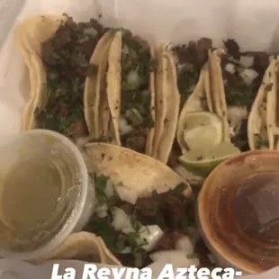 Carna Asada Tacos, made the IG story . BEAUTIFUL ARRANGEMENT.