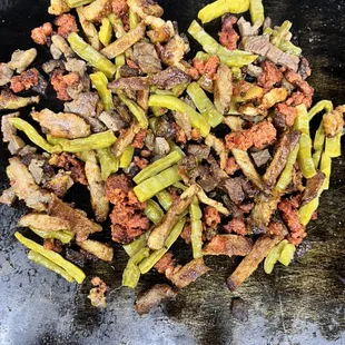 Our mix tacos have all meats and nopales